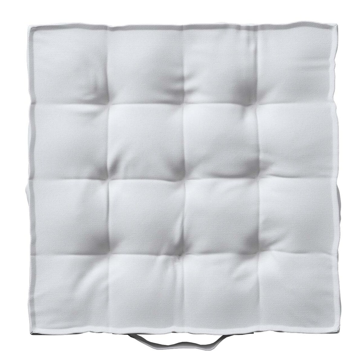 Poduszka na krzesło Kuba, biały, 40 x 40 x 6 cm, Loneta