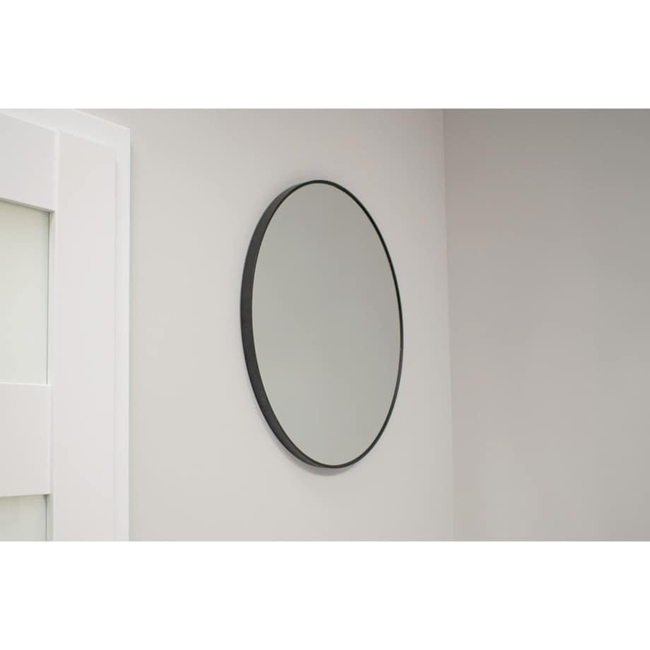 Lustro 70 Cm Czarna Rama