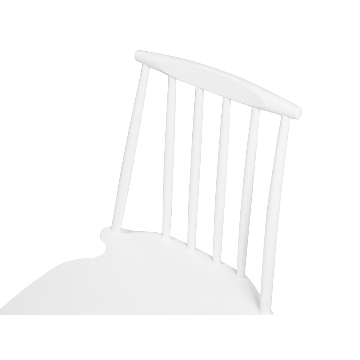 Zestaw 2 krzeseł do jadalni biały VENTNOR