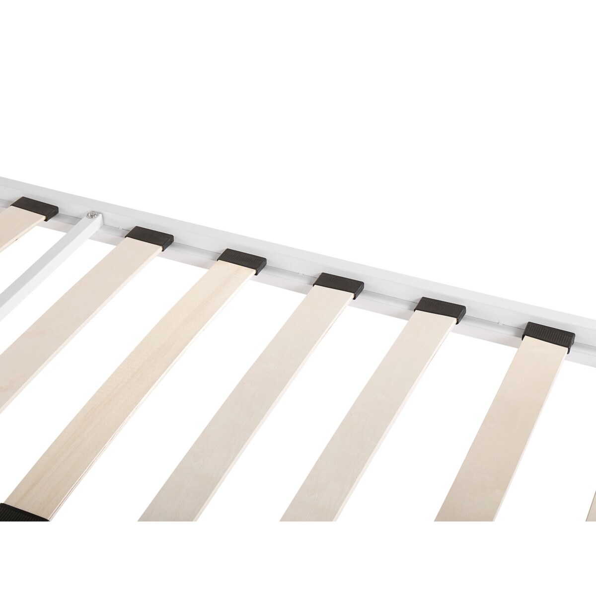 Łóżko metalowe 140 x 200 cm białe ANTLIA