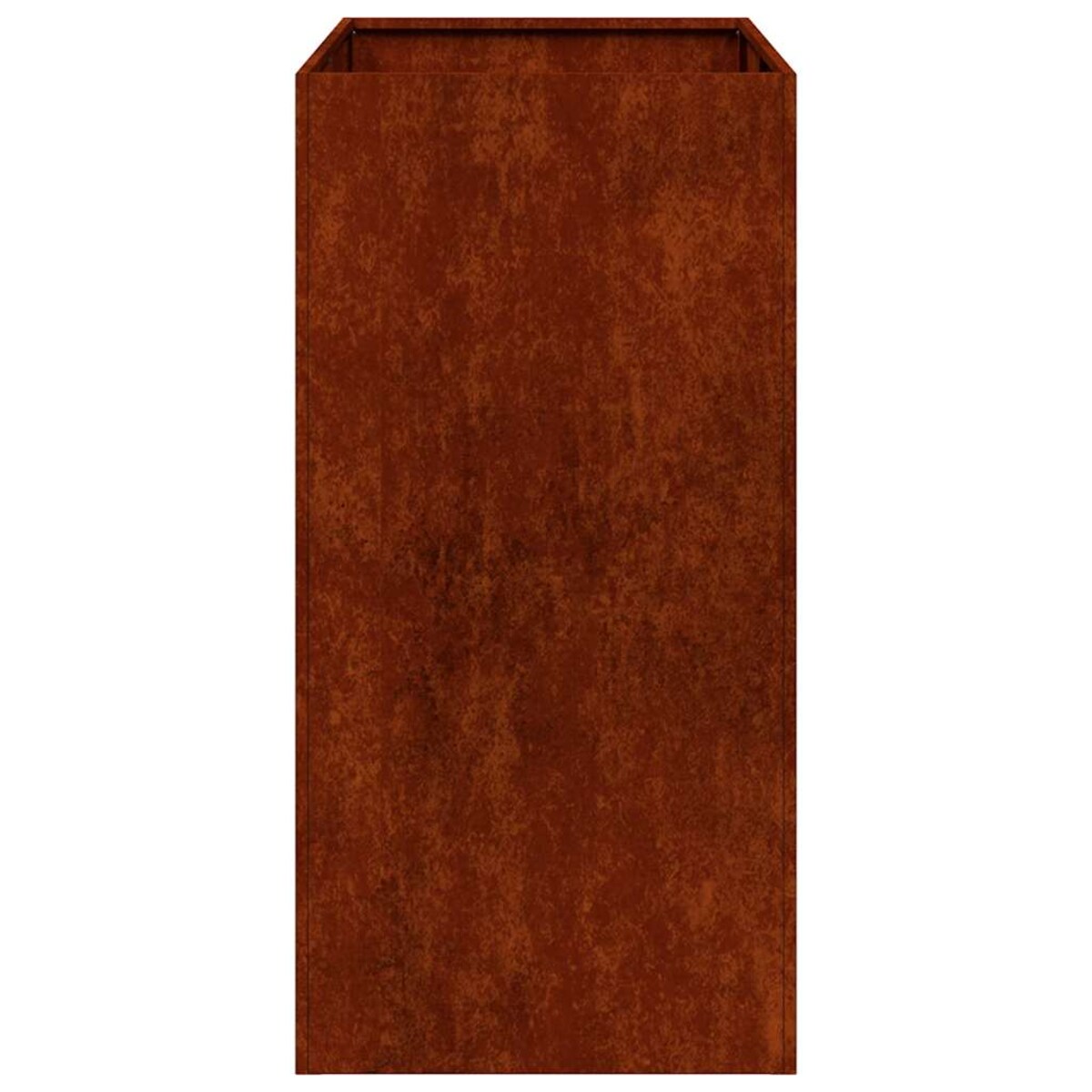 vidaXL Doniczka Rusty 40x80x80 cm Stal nierdzewna