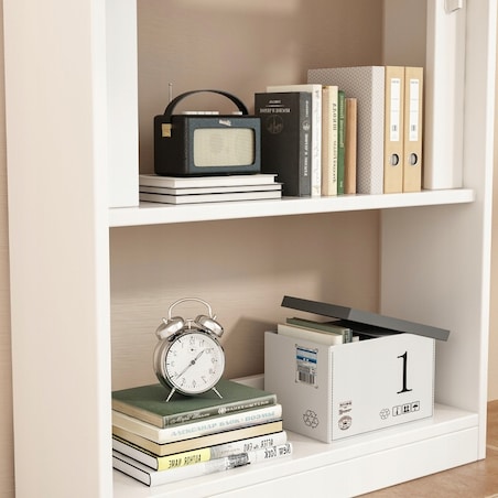 Biurko ścienne składane białe szafka półka regał nowoczesne stół laptopa