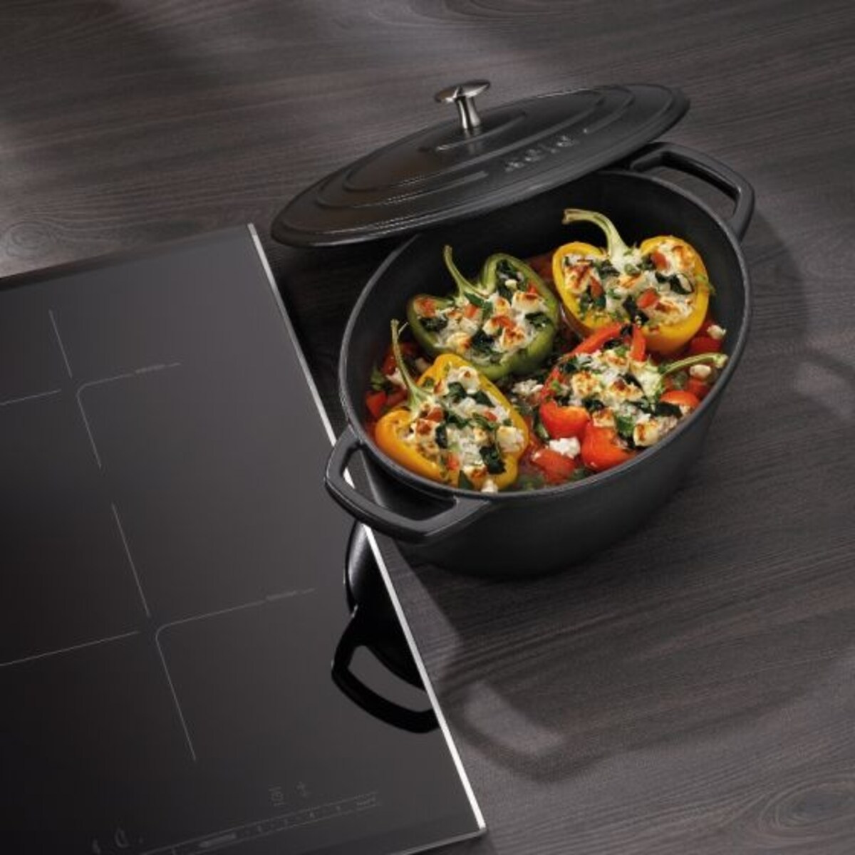 Brytfanna owalna 4 l (czarna) Calido Kela