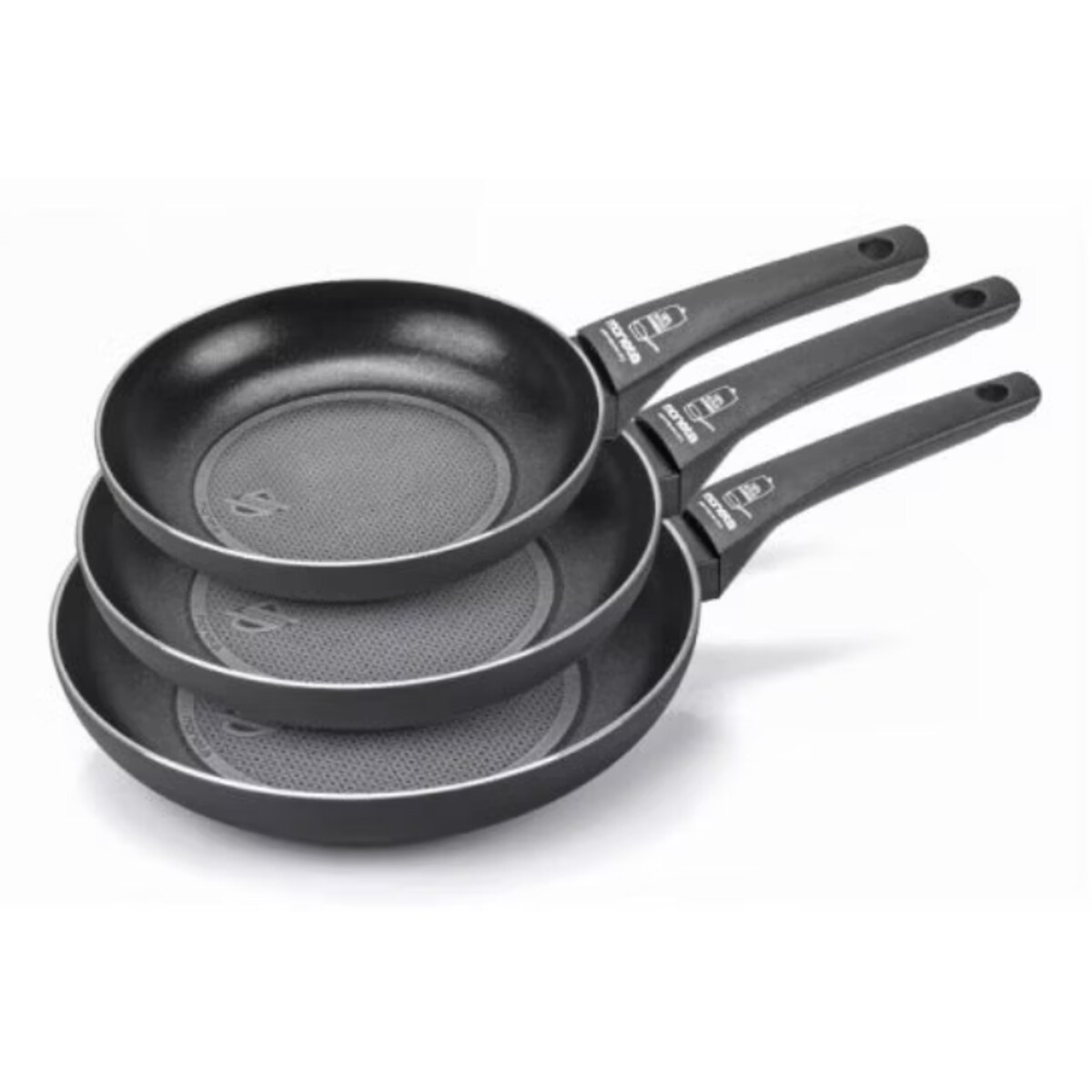 Zestaw 3 patelni Recy, 20 cm, 24 cm i 28 cm, Moneta