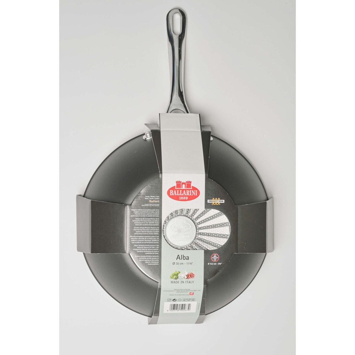 Tytanowy wok indukcyjny Ballarini Alba - 30 cm