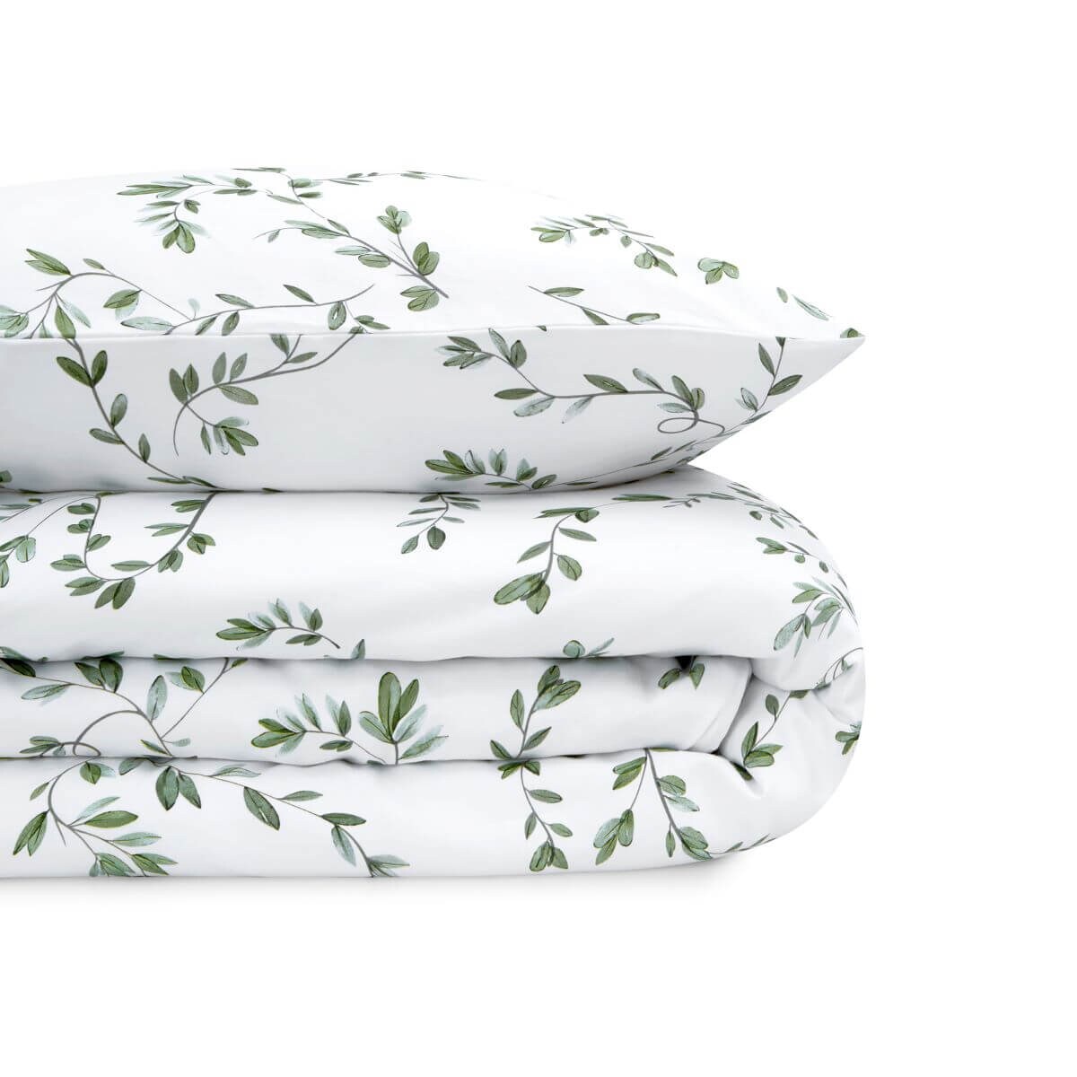 Pościel Listkowie 220/200 + 2 x 70/80 cm