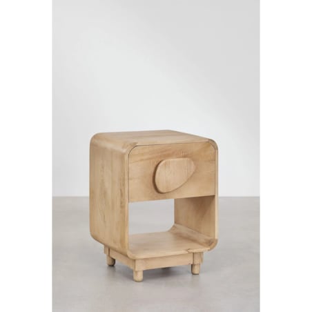 Szafka nocna z drewna mango i akacjowego Joel