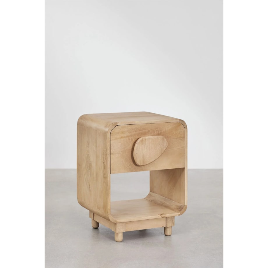 Szafka nocna z drewna mango i akacjowego Joel