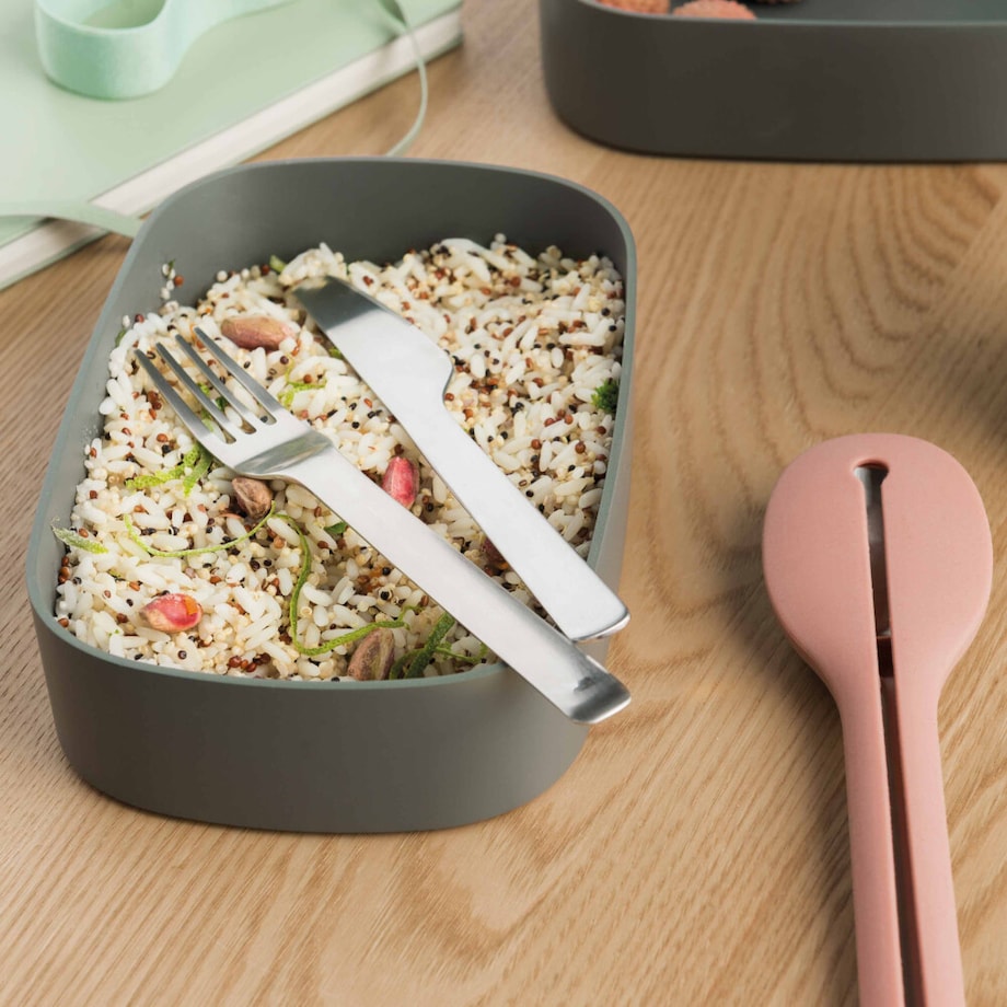 Zestaw sztućców podróżnych ze stali nierdzewnej 4-el., różowy BergHOFF