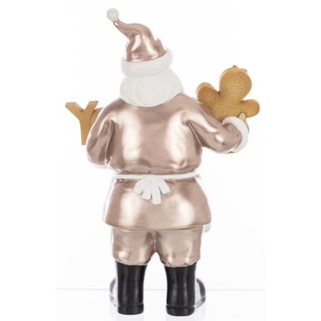 Figurka Święty Mikołaj z ciasteczkiem JOY 32,5x22x12 cm