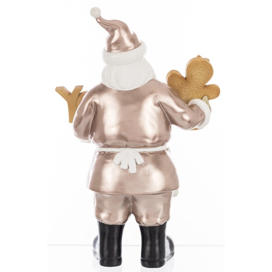 Figurka Święty Mikołaj z ciasteczkiem JOY 32,5x22x12 cm