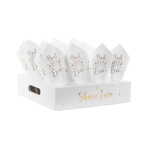 Stojak na rożki do konfetti, mix