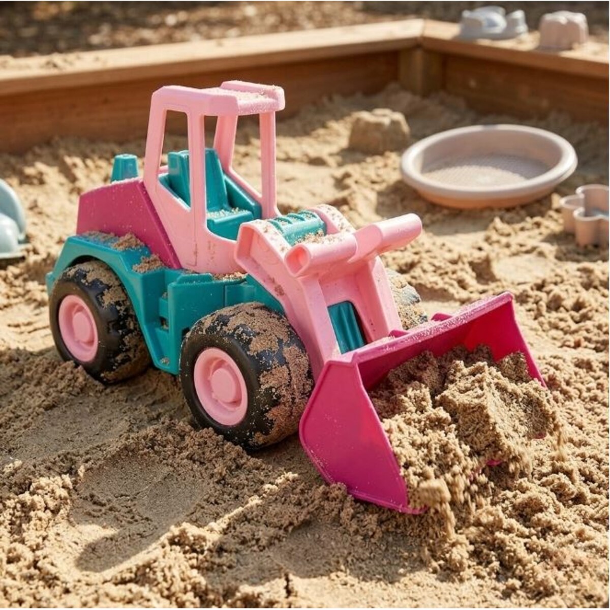Tech Truck ładowarka różowa