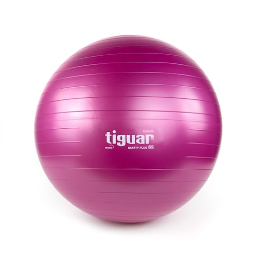 tiguar piłka body ball safety plus 65 cm - śliwka