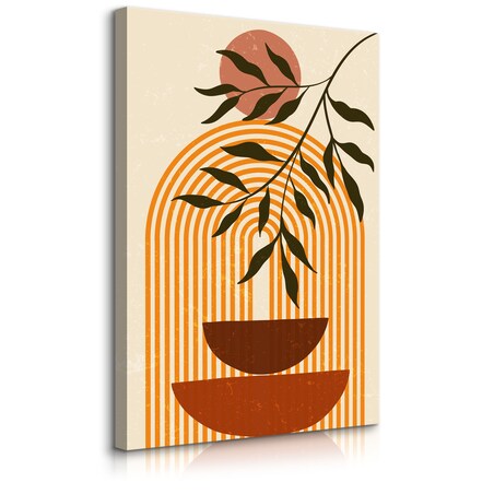 Obraz Gałązka Japońskie Naczynia Boho 80x120cm