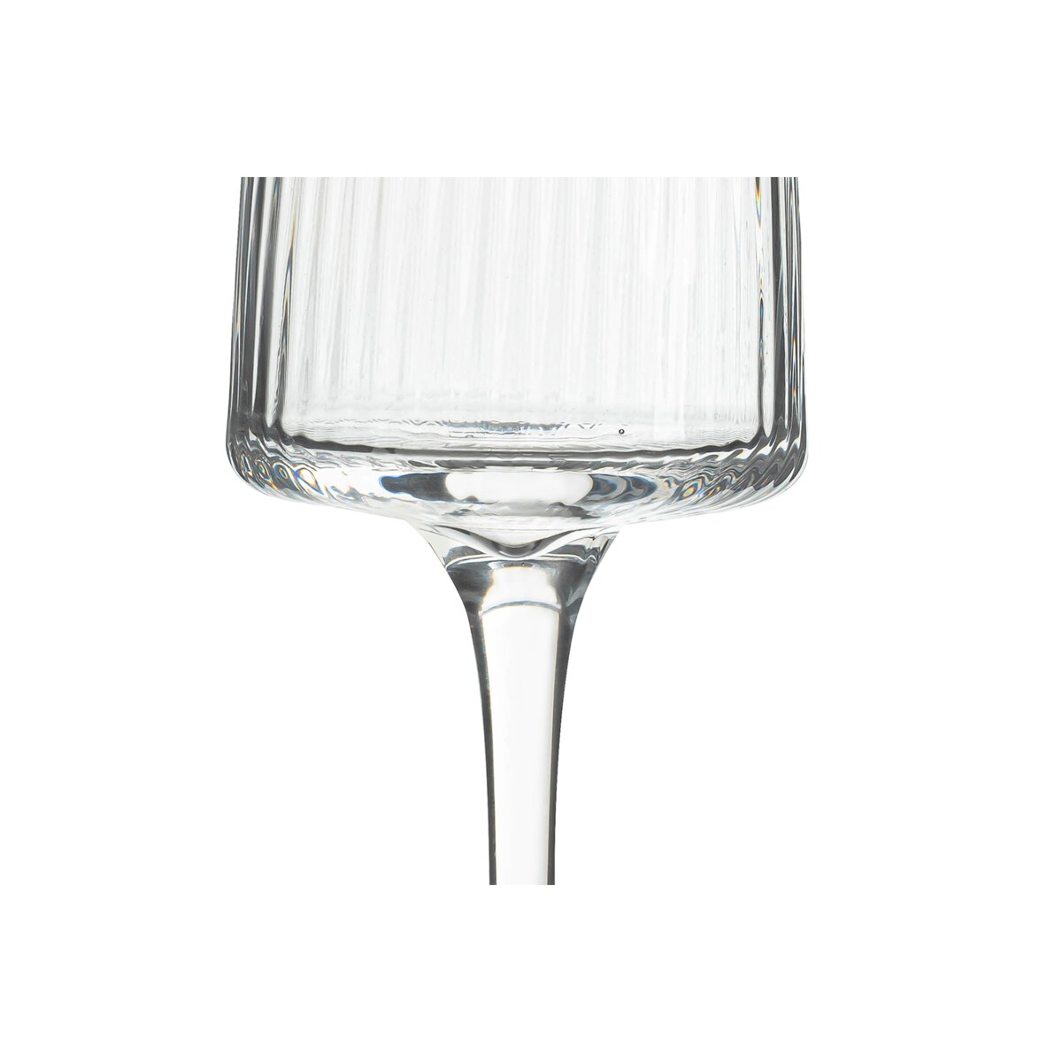 KARE kieliszek do szampana RIFFLE 215 ml transparentny