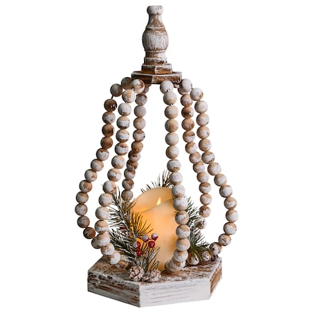 Dekoracja świąteczna LED PETRUMA 40 cm Jasnobrązowy