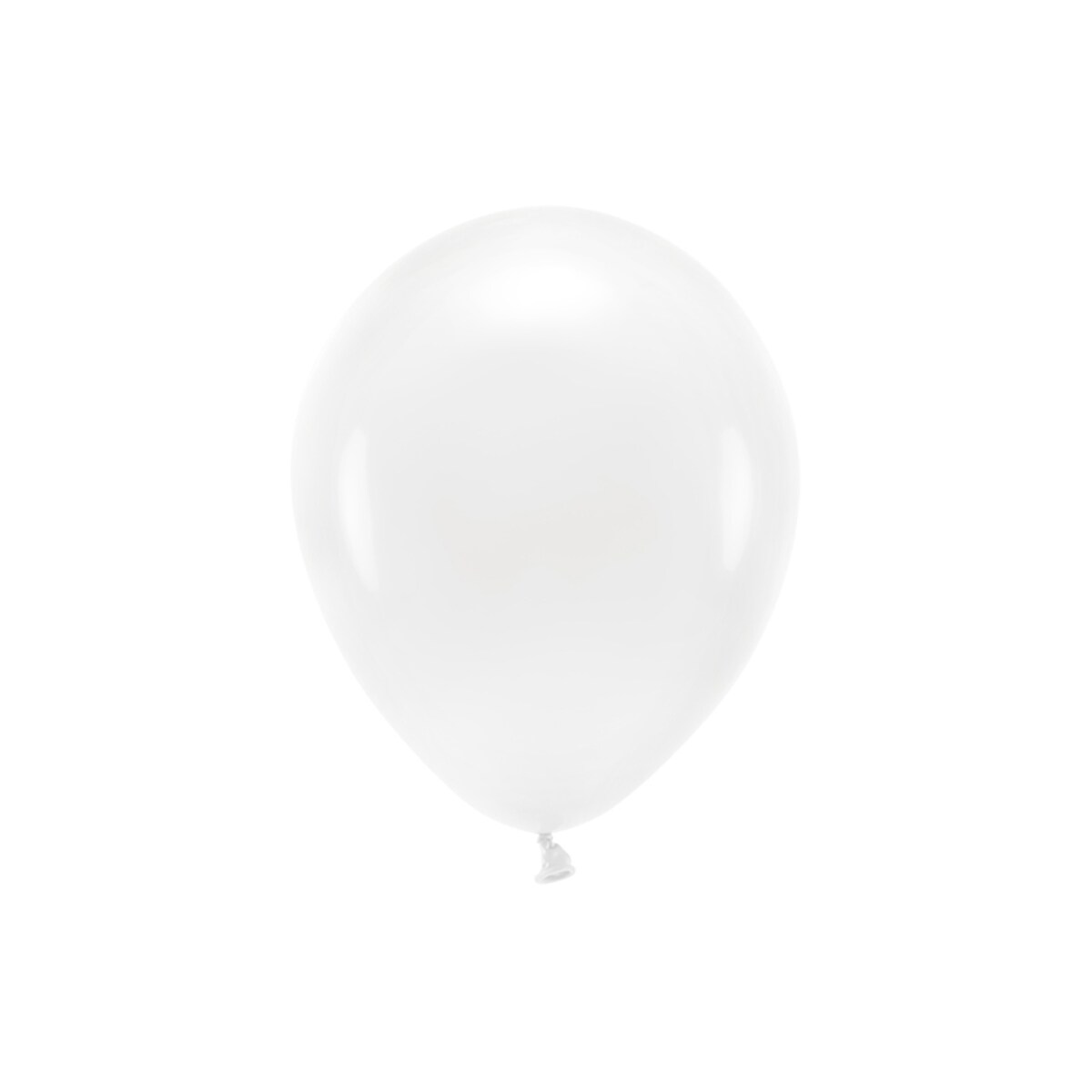 Balony Eco 26cm pastelowe, biały (1 op. / 100 szt.)