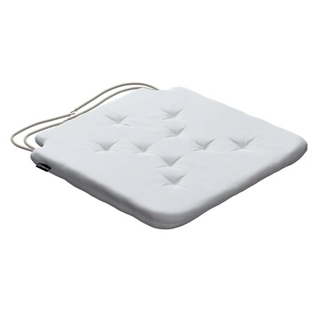 Poduszka na krzesło Olek, biały, 42 x 41 x 3,5 cm, Loneta