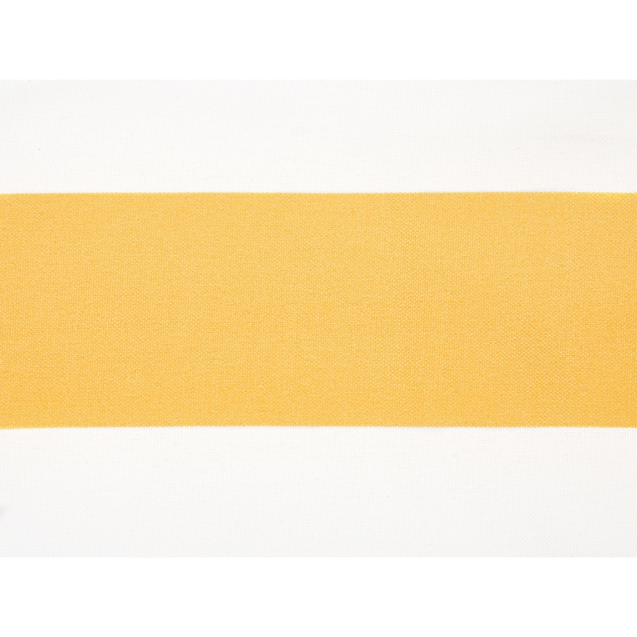 Poduszka na leżak ogrodowy żółto-biała CESANA