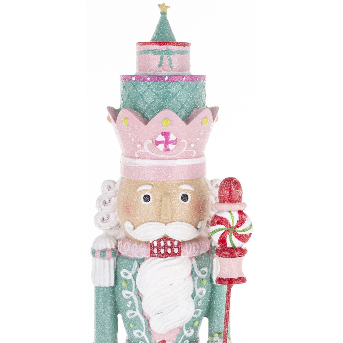 Figurka - Dziadek do orzechów 50x12,5x9 cm mufinkowy z pudełkami