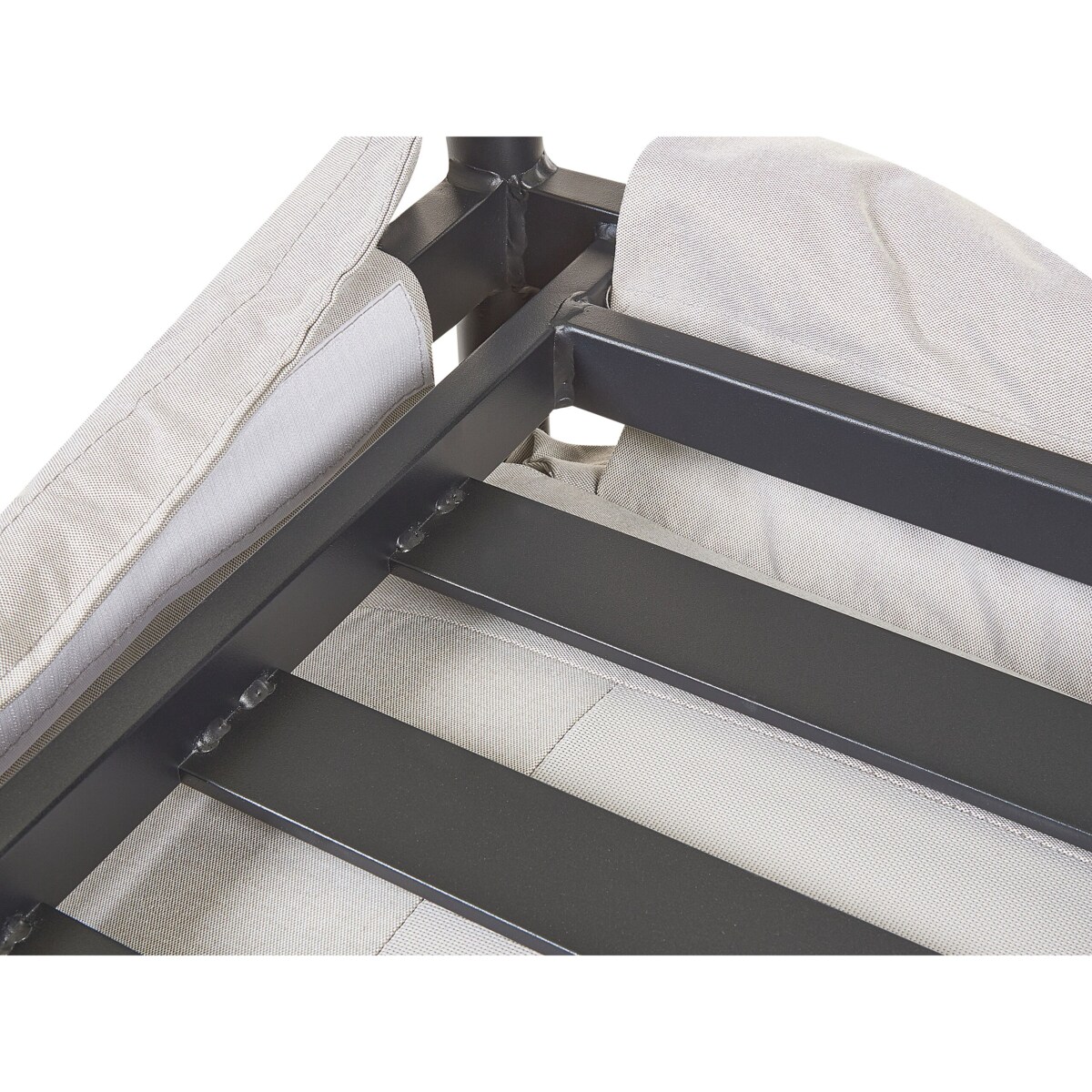 Zestaw ogrodowy dla 5 osób ESPERIA Metal Szary