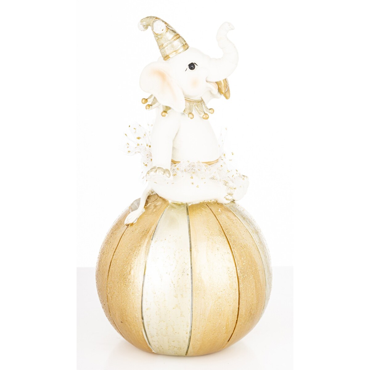 Figurka - słoń na piłce 18,5x9,5x9,5 cm CIRCO-2