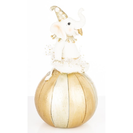 Figurka - słoń na piłce 18,5x9,5x9,5 cm CIRCO-2