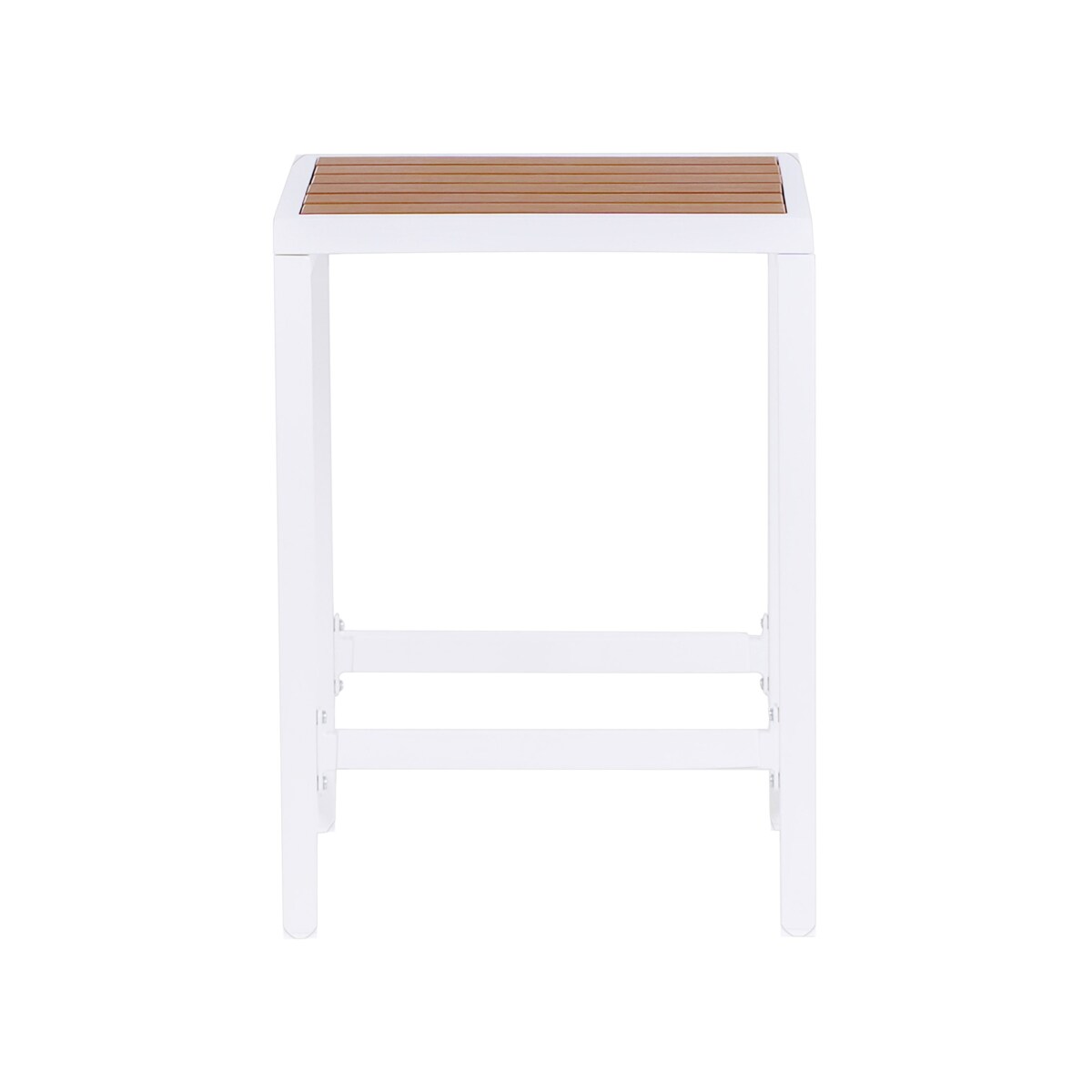 Zestaw barowy ogrodowy dla 2 osób AVETRANA Metal Brązowy/ biały