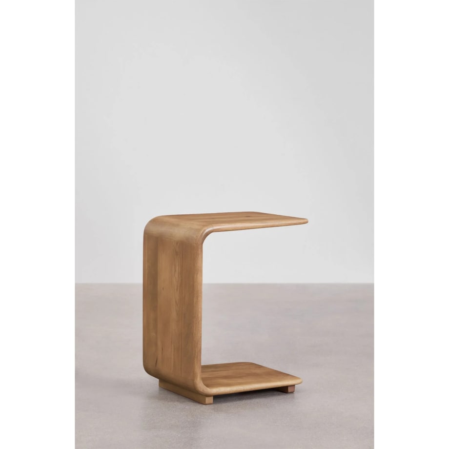 Stolik pomocniczy z drewna mango, 35x40 cm Tinsley, naturalny