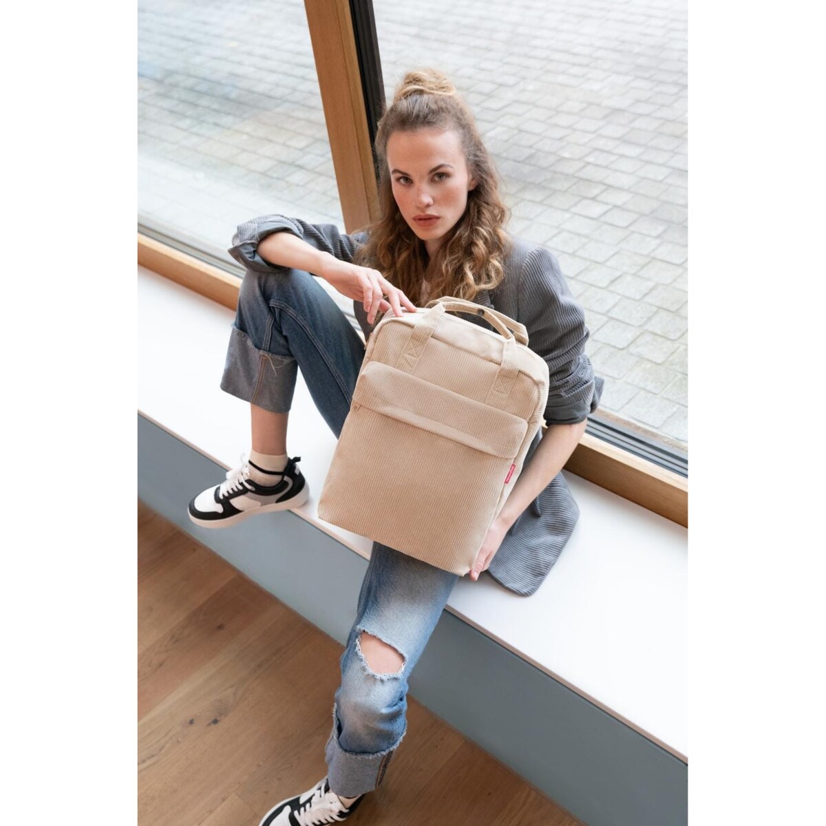 Plecak ALLDAY BACKPACK M, cord sand