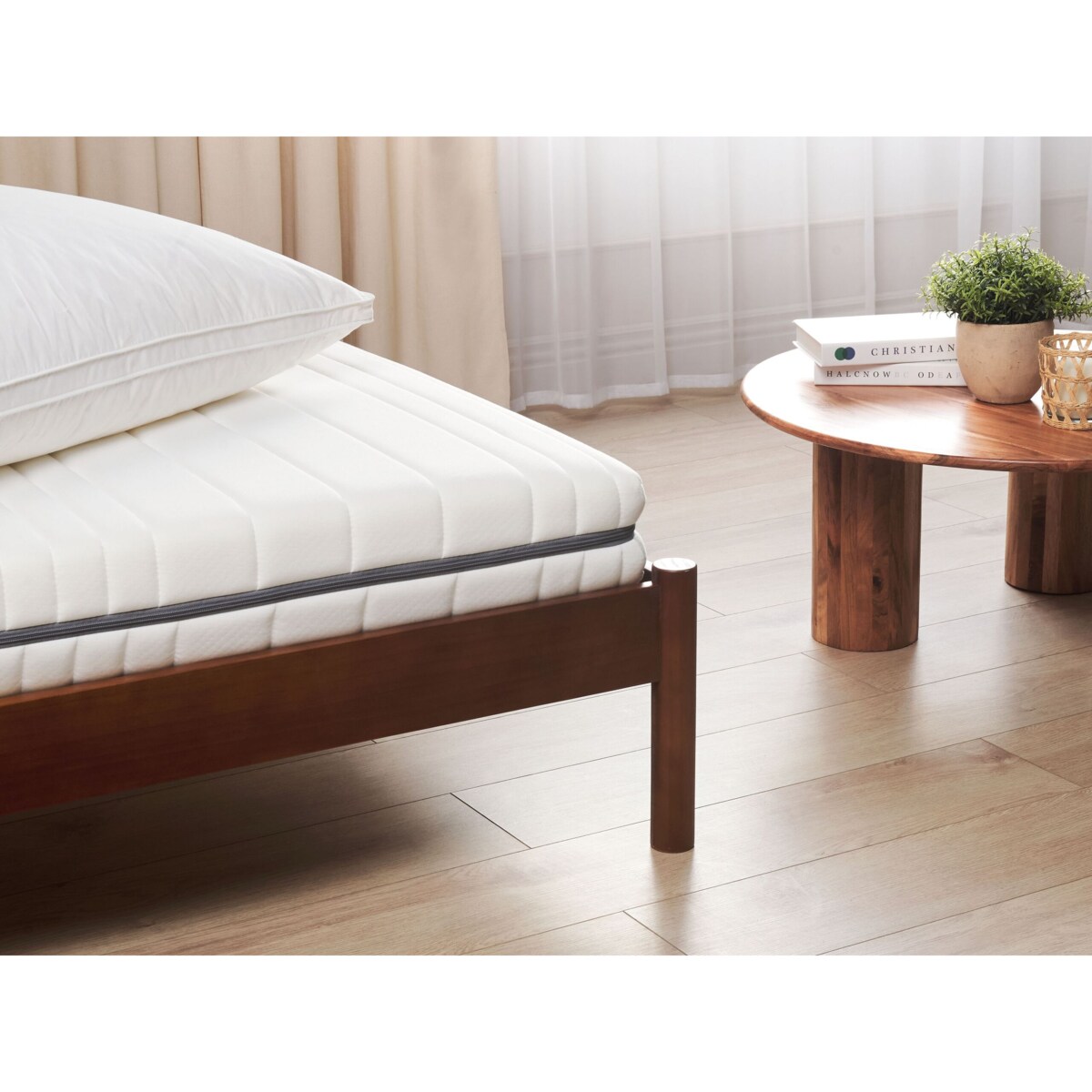 Materac piankowy zdejmowany pokrowiec 90 x 200 cm ENCHANT