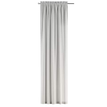 Zasłona na kanale z grzywką 1 szt. 130x260 ecru