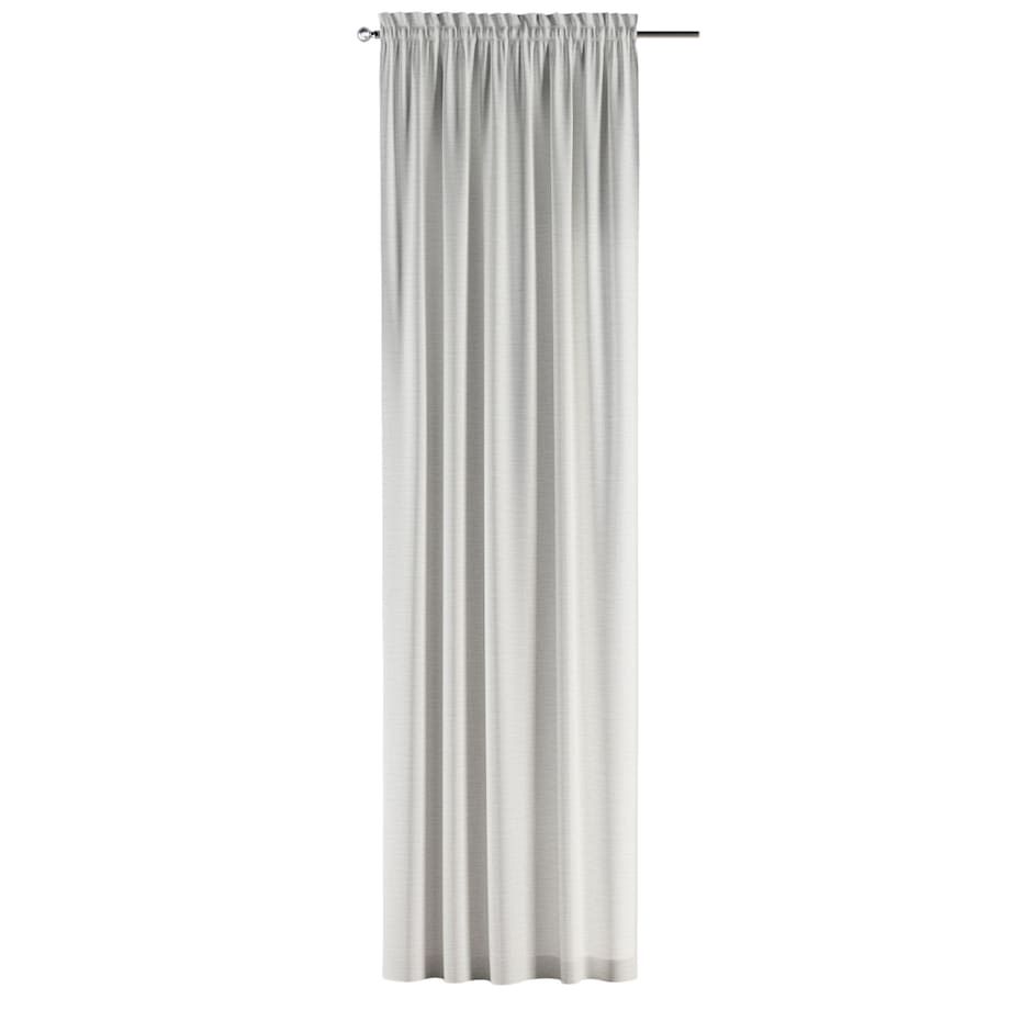 Zasłona na kanale z grzywką 1 szt. 130x260 ecru