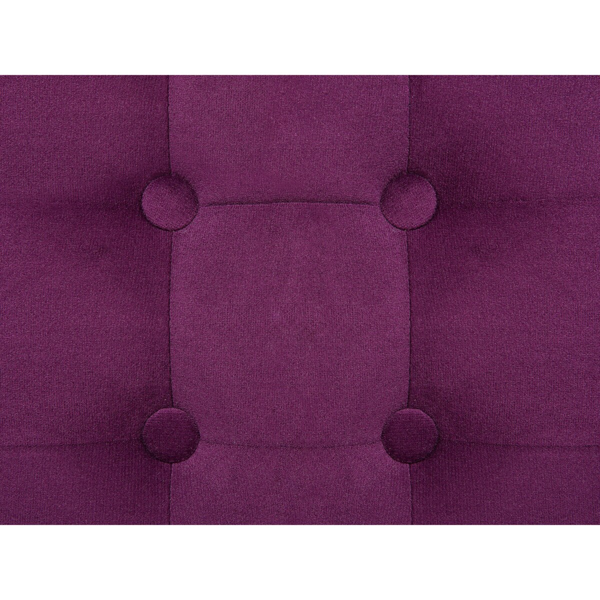 Puf welurowy 30 x 30 x 32 cm fioletowy WISCONSIN