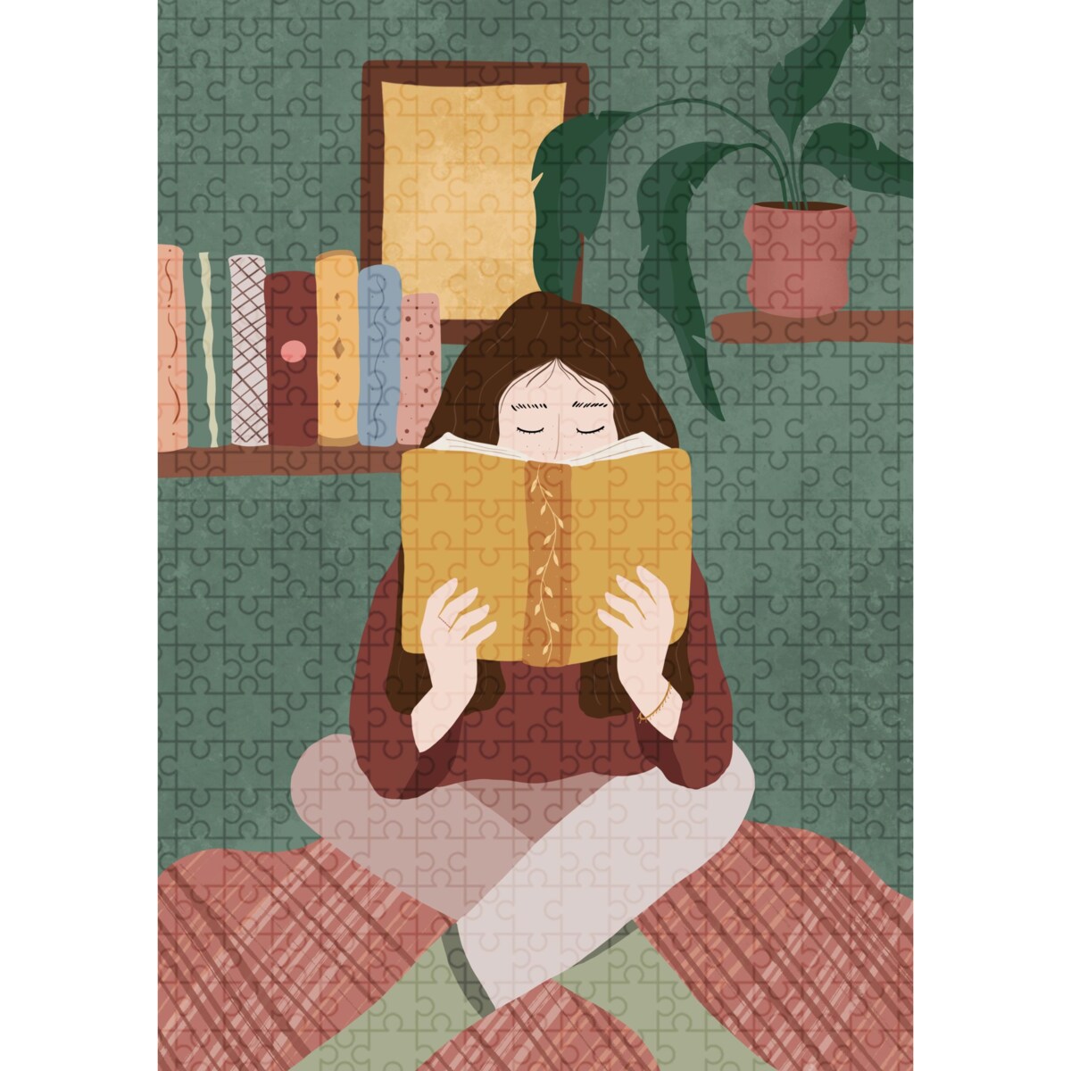 Muno Puzzle "Home Alone" by Ola Kryngiert Puzzle 500 el. w eco woreczku