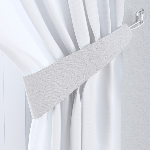 Podwiązka Victoria, jasny szary, 12 x 70 cm, Blackout Soft