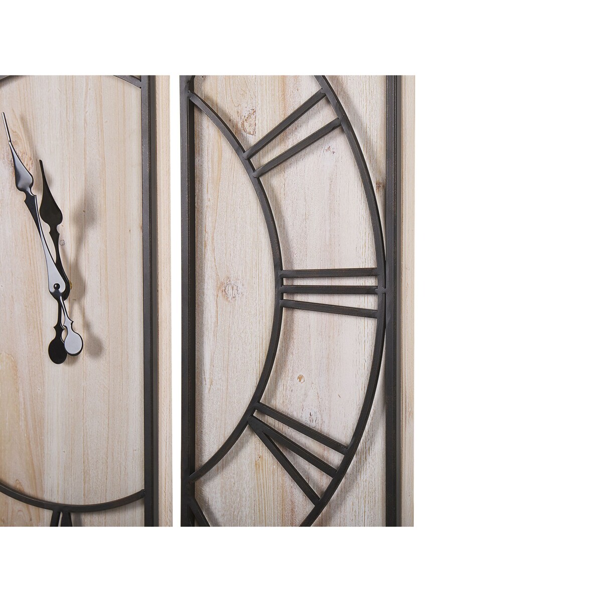 Zegar ścienny 75 x 75 cm jasne drewno COATLAN