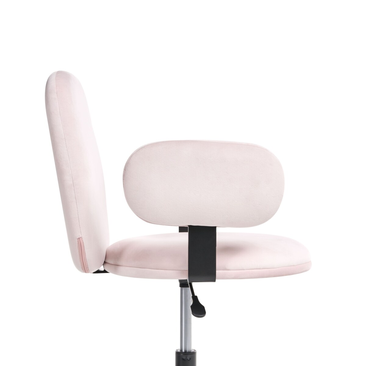Krzesło obrotowe MORAGA Welur Pastelowy róż