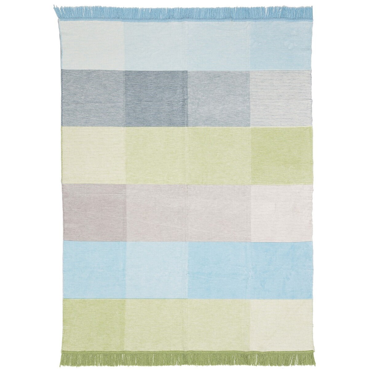 Koc Cosy Home 150x200cm Pastel Green&Blue, 150 x 200 cm