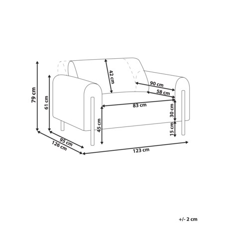 Fotel ciemnozielony ASKIM