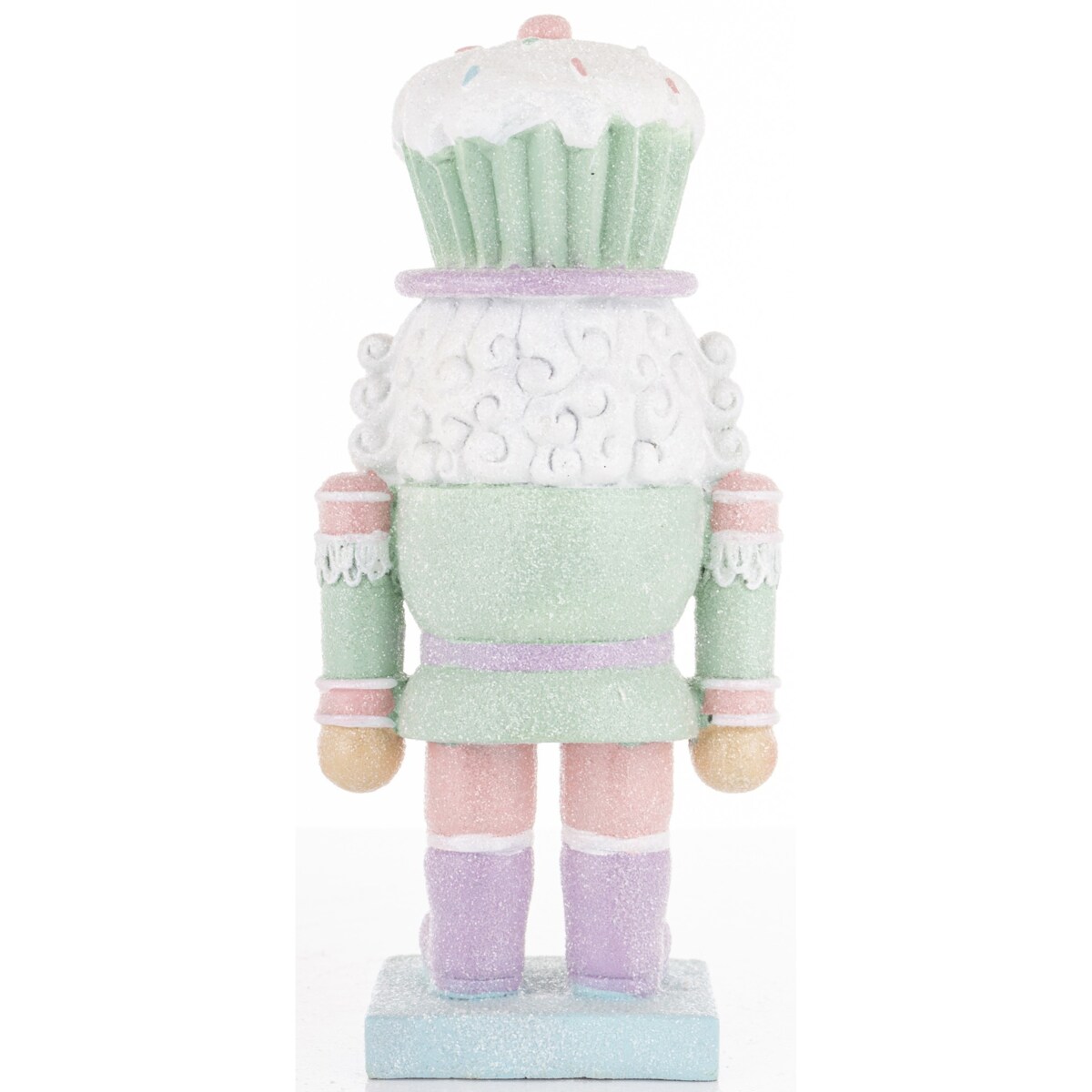 Figurka - Dziadek do orzechów 23x10x7 cm MUFINKOWY