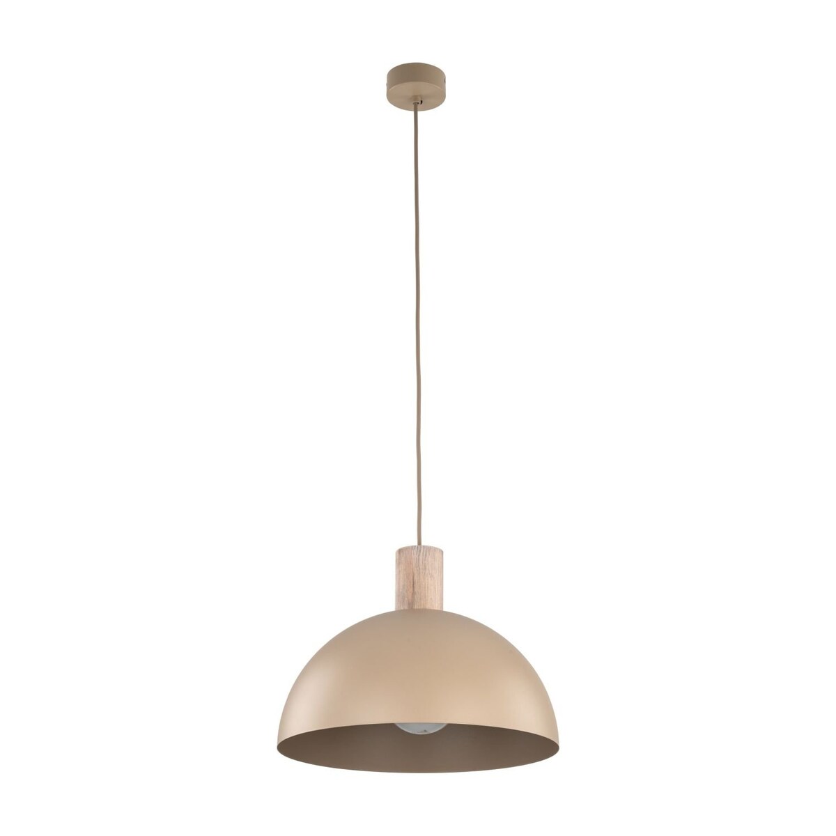 Lampa wisząca TK Lighting OSLO SABIA 11010 beżowa E27 regulowana do salonu jadalni 15W LED