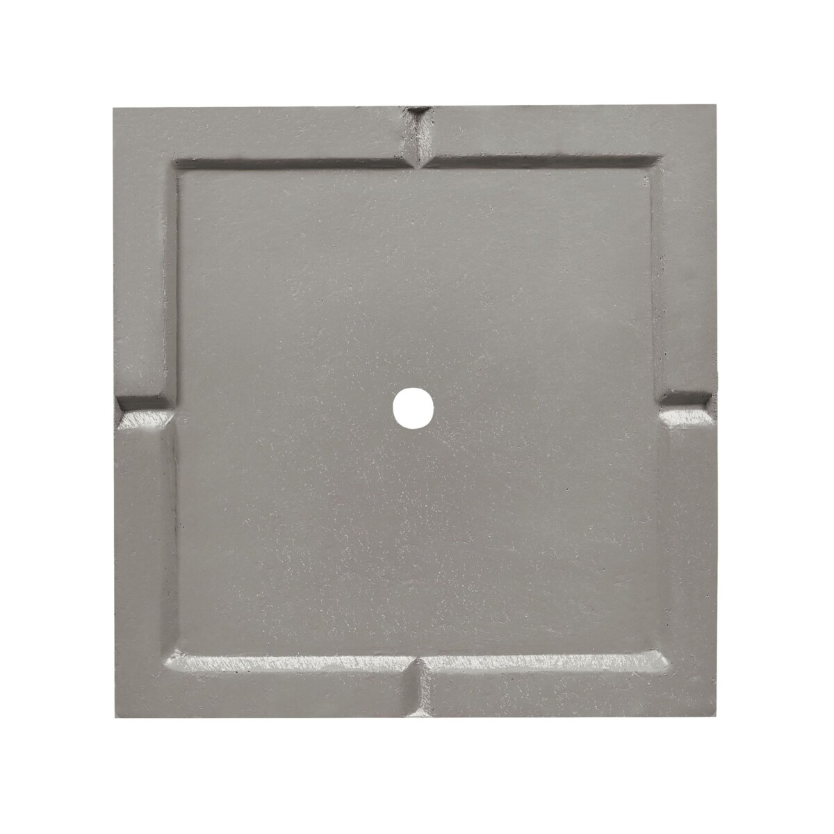 Doniczka 26 x 26 x 60 cm beżowoszara DION