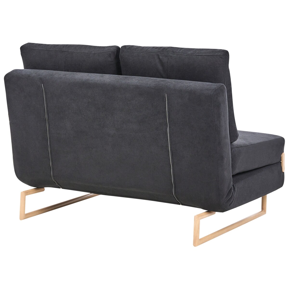 Sofa rozkładana dla 2 osób JERSLEV Czarny