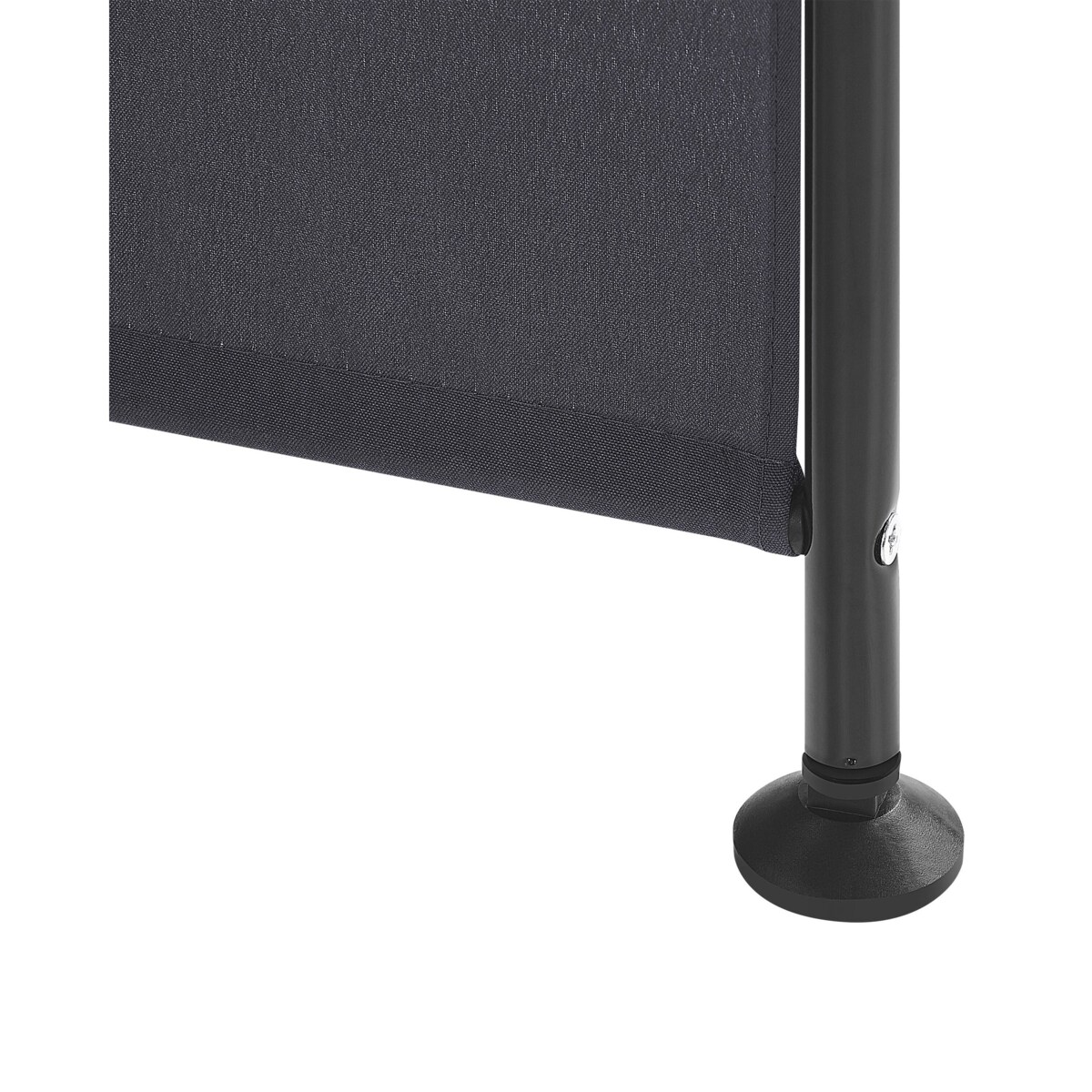 3-panelowy składany parawan pokojowy 160 x 170 cm szary NARNI