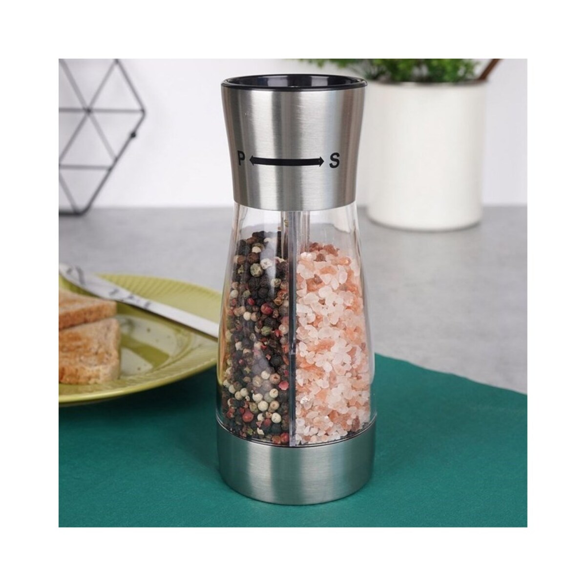 Orion podwójny ręczny młynek do pieprzu i soli 130163
