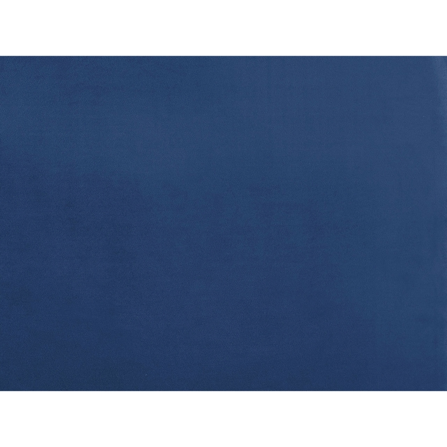 Łóżko welurowe 140 x 200 cm niebieskie FLAYAT
