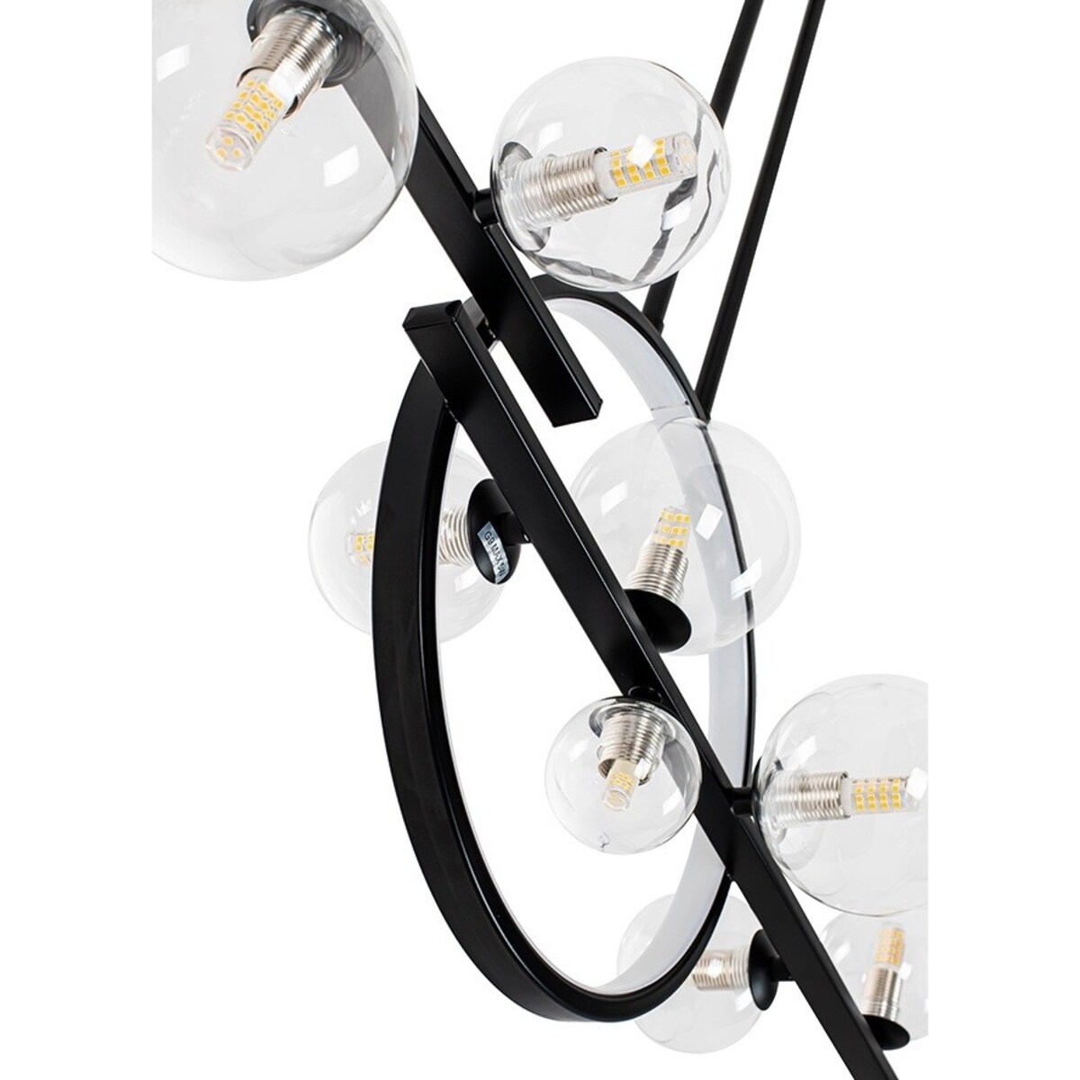 Lampa wisząca ALURE LINE TWIN 120 czarna