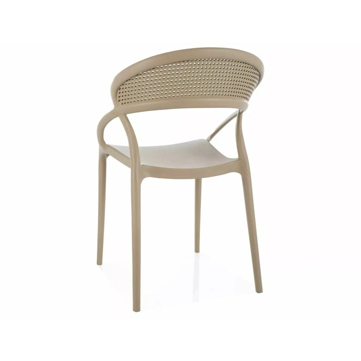 Krzesło z tworzywa GLIS II beżowe